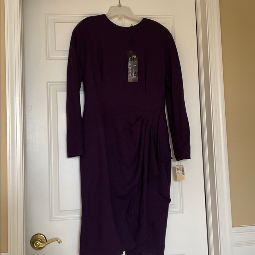 Bicci by Florine Wachter Lined Plum Dress
